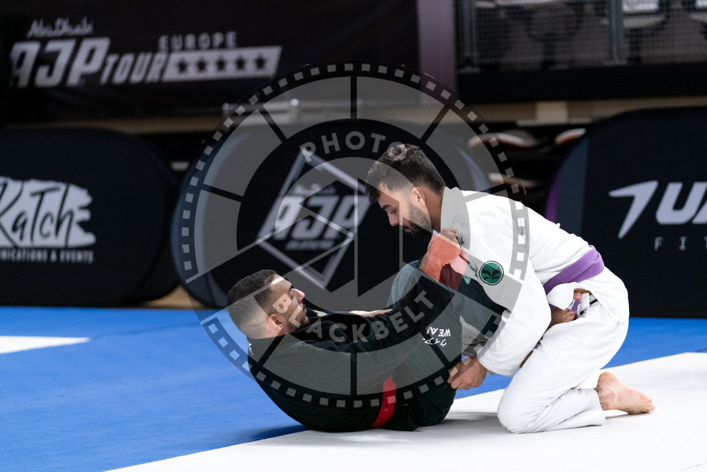 20241012PBB1385 | Athletes compete during the AJP Tour Europe Continental Jiu-Jitsu Professional Championship on October 12, 2024 in Almere near Amsterdam, Netherlands. © Chiara Dazi / photoblackbelt