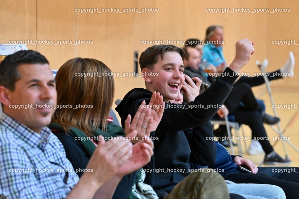 SC Ferlach vs. HSG Bärnbach/Köflach 30.3.2024 | Besucher Ballspielhalle Ferlach, SC Ferlach Fans, SC Ferlach vs. HSG Bärnbach/Köflach 30.3.2024, SC Ferlach vs. HSG Bärnbach/Köflach am 30.03.2024 in Ferlach (Ballspielhalle Ferlach), Austria, (Photo by Bernd Stefan)