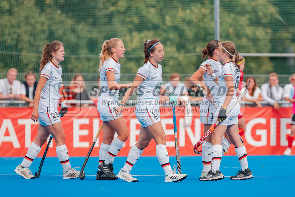 HK_20230716_103043 | Euro Hockey WU18 Girls Finale Belgium vs Germany Championship Girls & Boys am 16.7.2023 CHTC , Krefeld ,