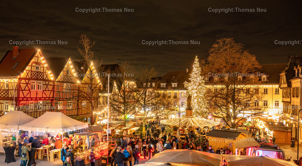 DSC_6287 | Bensheim, Weihnachtsmarkt 2024 wurde eröffnet, ,, Bild: Thomas Neu