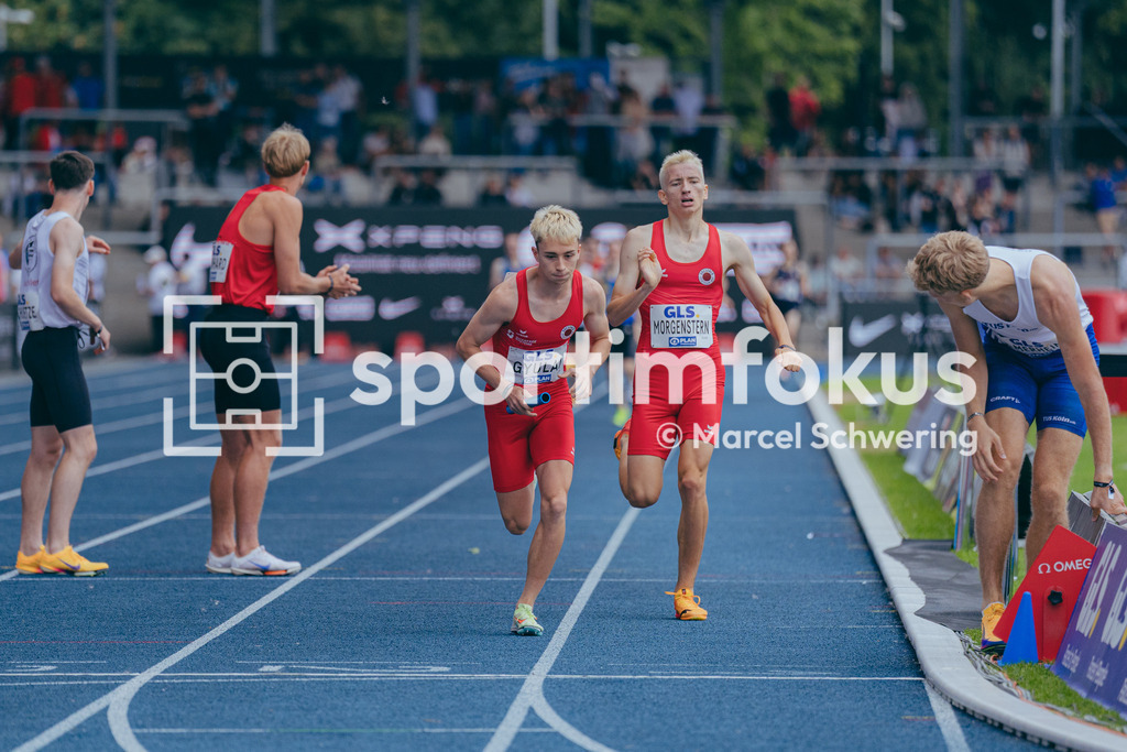 Deutsche Meisterschaften der Frauen und Männer 2026 | Lennox Gyulai, Dresdner SC 1898, 3x1000-Meter-Staffel, Deutsche Meisterschaften der Frauen und Männer 2026, Lohrheidestadion Bochum-Wattenscheid, 26.07.2026. Foto: Marcel Schwering / sportimfokus - Realisiert mit Pictrs.com