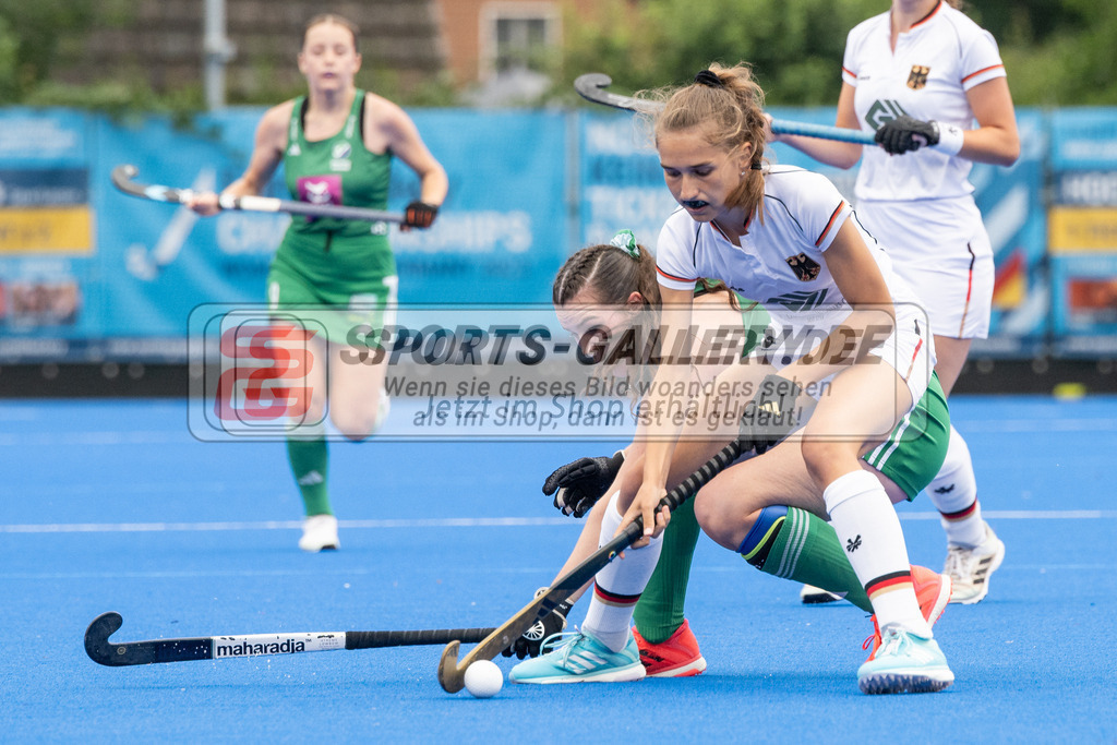 SFE_20230713_0071 | EuroHockey EM U18 Girls Germany vs Ireland am 13.07.2023 in Krefeld (Gerd-Wellen-Hockeyanlage), Photo: Stephan Fehrmann 2023 (Sports-Gallery)