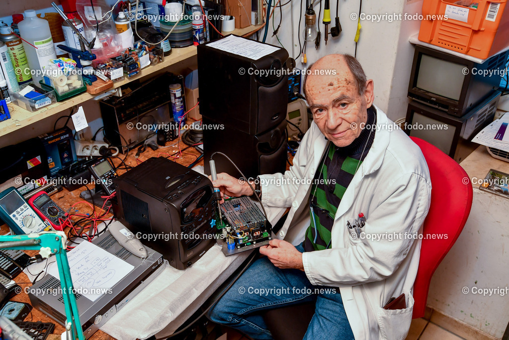 Franz Rockenschaub_ Kommerzialrat_ 28.01.2023-3 | 28.01.2023, Katsdorf, AUT, Franz Rockenschaub, im Bild Franz Rockenschaub (Rockys TV Sevice, Kommerzialrat)