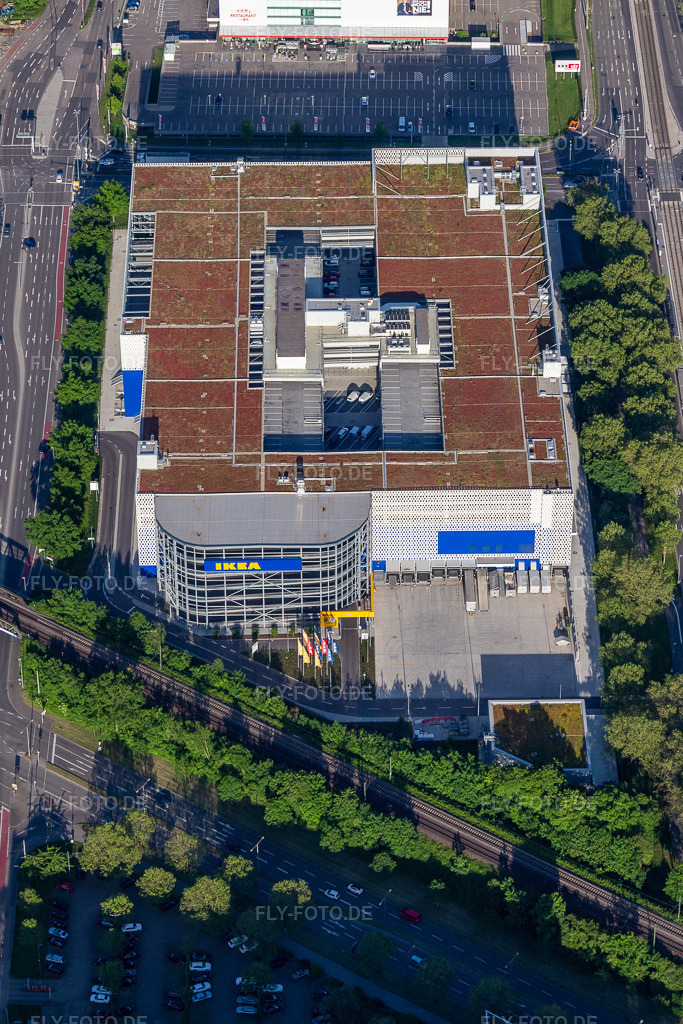 Luftbild: Einrichtungshaus - Möbelmarkt der 