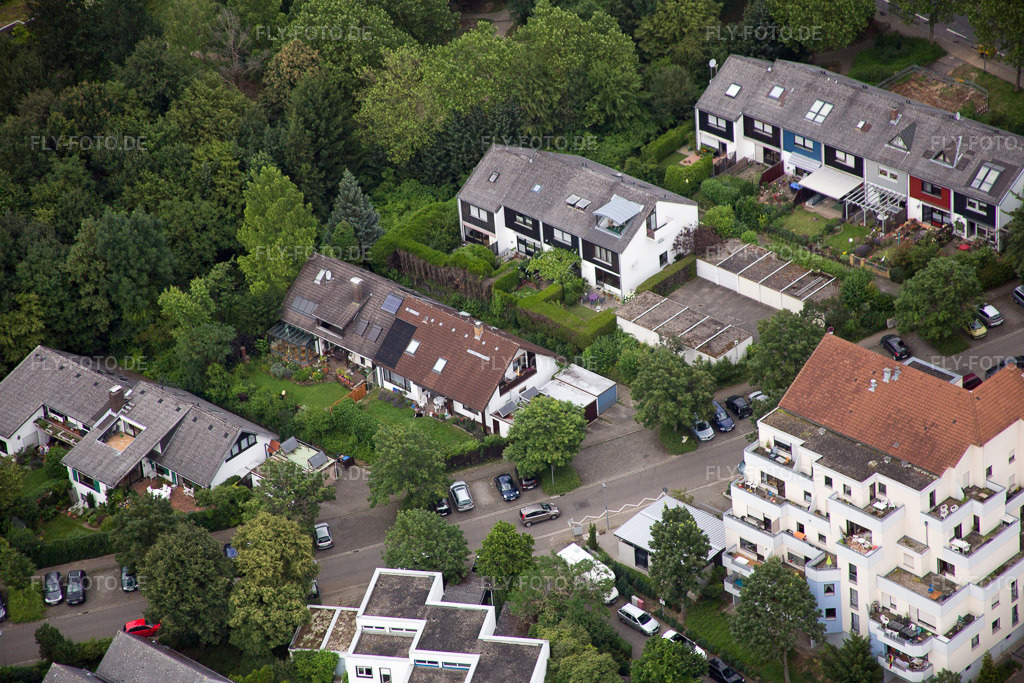 Luftbild: Bothestr im Ortsteil Emmertsgrund in Heidelberg im Bundesland Baden-Württemberg in Deutschland. Foto: IMG_090865.jpg vom 04.07.2016 durch Werner Riehm/FLY-FOTO.de