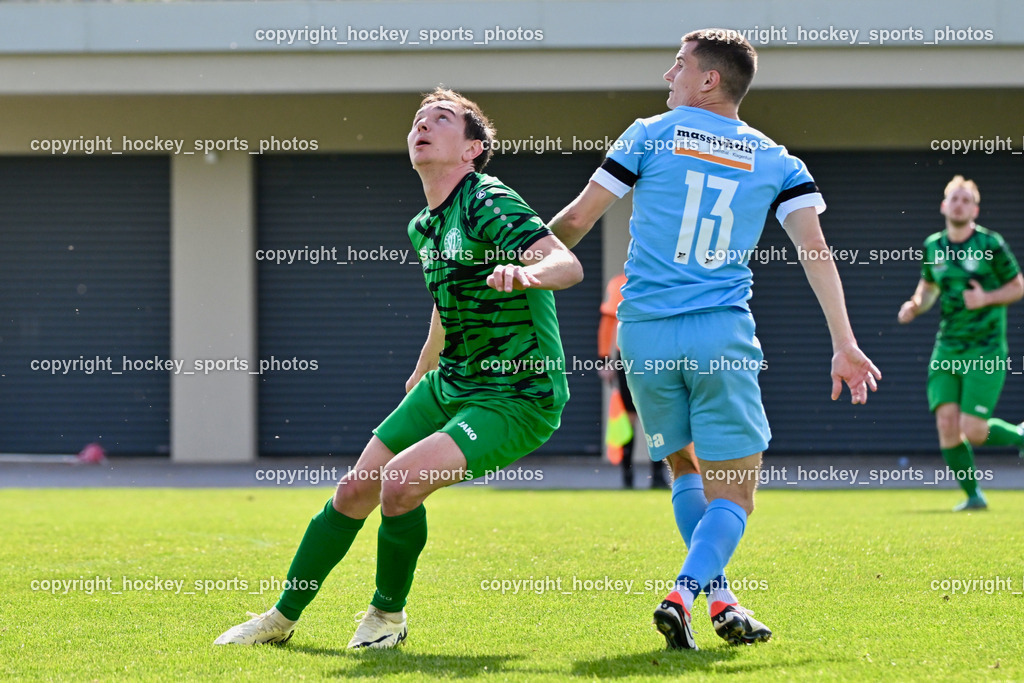 SC Landskron vs. SVG Bleiburg | #8 Philipp Gatti SC Landskron, #13 Aljaz Storman SVG Bleiburg, SC Landskron vs. SVG Bleiburg, SC Landskron vs. SVG Bleiburg am 28.04.2024 in Villach (Sportzentrum Landskron), Austria, (Photo by Bernd Stefan)