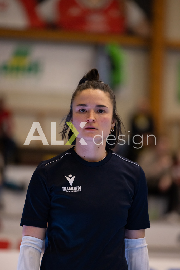 Volleyball I Frauen I Saison 2025-2026 I Volleyball NLA | Women I 1/2 Finals I  VC Kanti Schaffhausen - Sm'Aesch Pfeffingen I 18.03.2026 | 14 Romina Schnyder (CH) (Sm'Aesch Pfeffingen) – Libera - Realisiert mit Pictrs.com