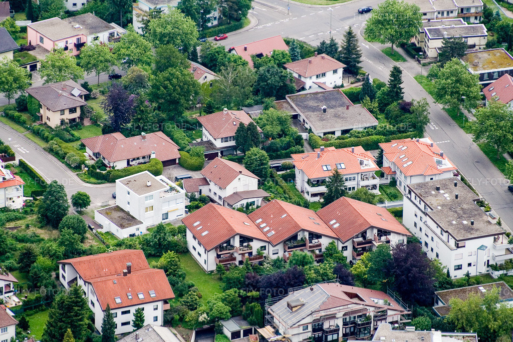 Luftbild: Pforzheim SW, Am Stangenacker im Ortsteil Südweststadt in Pforzheim im Bundesland Baden-Württemberg in Deutschland. Foto: IMG_2453.jpg vom 05.06.2006 durch Werner Riehm/FLY-FOTO.de