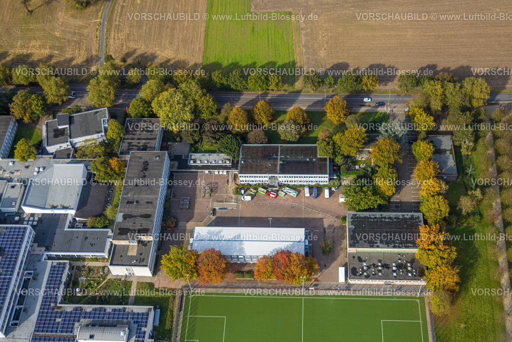 Neukirchen-Vluyn241013297 | Luftbild, Städtische Gesamtschule, Baustelle, Neukirchen, Neukirchen-Vluyn, Ruhrgebiet, Nordrhein-Westfalen, Deutschland