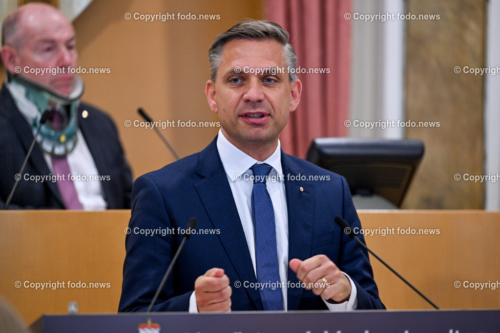 Landhaus Linz_ Promenade_ Landtagssitzung_ 11.04.2024-79 | 11.04.2024, Landhaus Linz AUT, Promenade, Landtagssitzung, im Bild LR Wolfgang Hattmannsdorfer (VP)