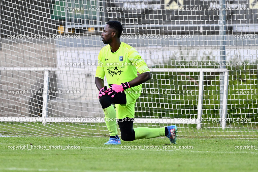 WSG Radenthein vs. URC Thal Assling | #99 Ayotunde Ezekiel Ikuepamitan URC Thal Assling, WSG Radenthein vs. URC Thal Assling, WSG Radenthein vs. URC Thal Assling am 30.05.2025 in Radenthein (Sportplatz Radenthein), Austria, (Photo by Bernd Stefan)