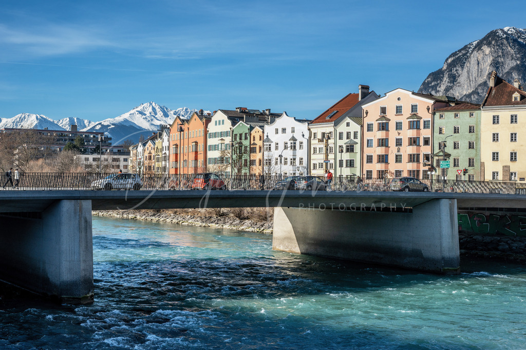 Innsbruck | Innsbruck am grünen Inn im Winter