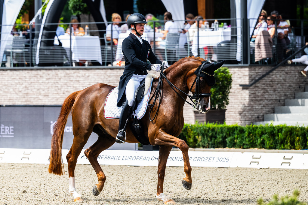 Nicolas Wagner-Ehlinger on Quater Back Junior | FEI Dressage European Championship for Seniors - Realisiert mit Pictrs.com