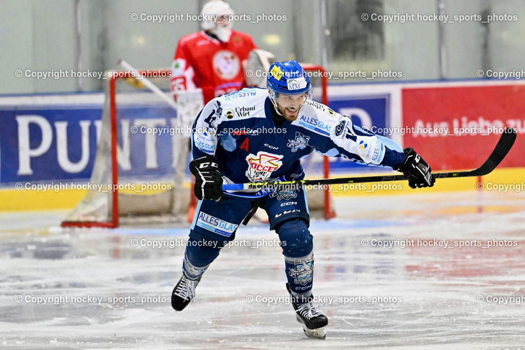 ESC Steindorf vs. ESV Ferlach | #19 Friedrich Lukas ESC Steindorf, ESC Steindorf vs. ESV Ferlach, ESC Steindorf vs. ESV Ferlach am 19.10.2024 in Steindorf (Ossiachersee Halle), Austria, (Photo by Bernd Stefan)