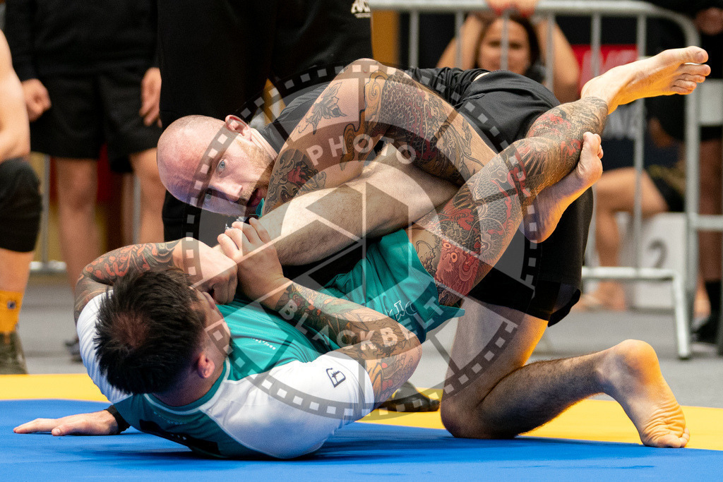 20230916PBB3300 | Fighters compete during the grappling tournement ADCC Trials (European, Middle East and African Championship) in Warsaw, Poland, on September 16, 2023.