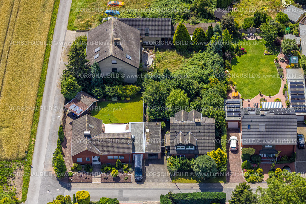 Hamm240706921 | Luftbild, Wohngebiet Wohnsiedlung Luickentraße, Uentrop, Hamm, Ruhrgebiet, Nordrhein-Westfalen, Deutschland