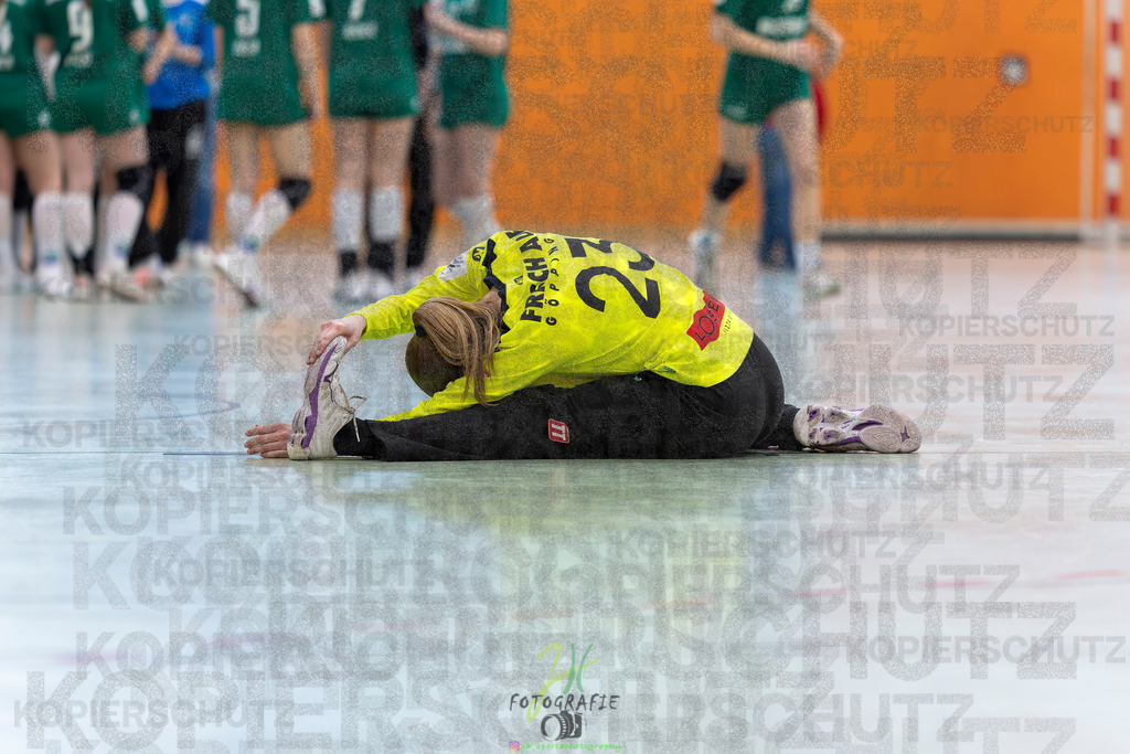 Jugendbundesliga wJA, Pokalrunde, HSG Kleenheim/Langgöns - Frisch Auf Göppingen | Jugendbundesliga wJA, Pokalrunde, HSG Kleenheim/Langgöns - Frisch Auf Göppingen am 28.02.2026 in Oberkleen (Weidig-Halle)Photo © 2026 - Jörg Heinrich - Realisiert mit Pictrs.com