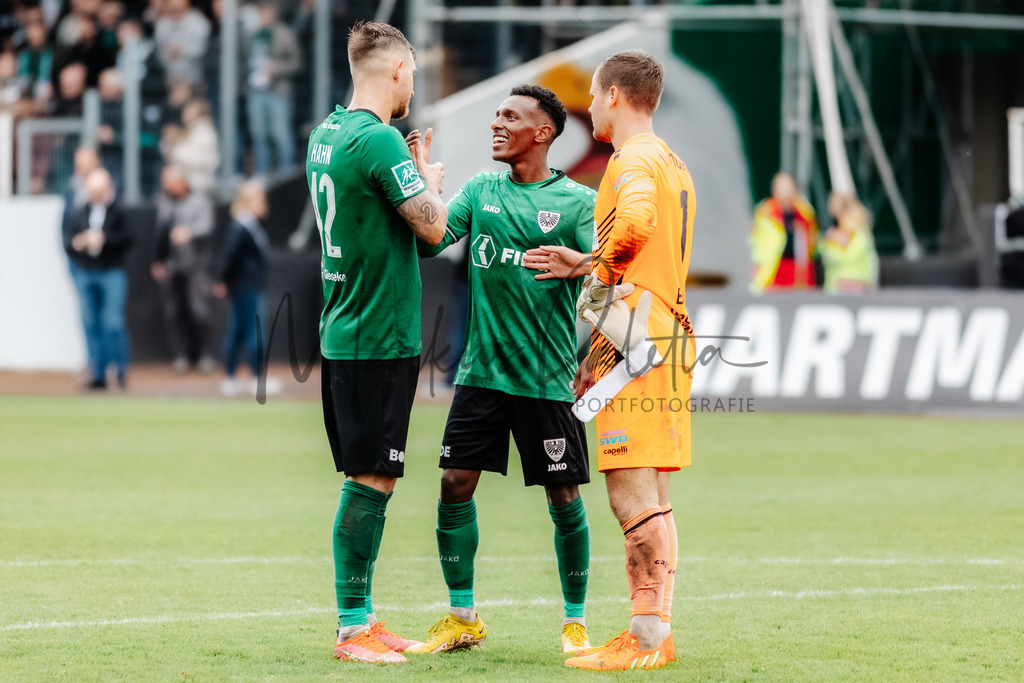 Regionalliga West, Saison 2022/2023, 13. Spieltag: SC Preußen Münster - 1. FC Düren | Regionalliga West, Saison 2022/2023, 13. Spieltag: SC Preußen Münster - 1. FC Düren am 22.10.2022 in Münster (Preußenstadion), Deutschland, Foto: sportfotografie.ms | Markus Paletta - Realisiert mit Pictrs.com