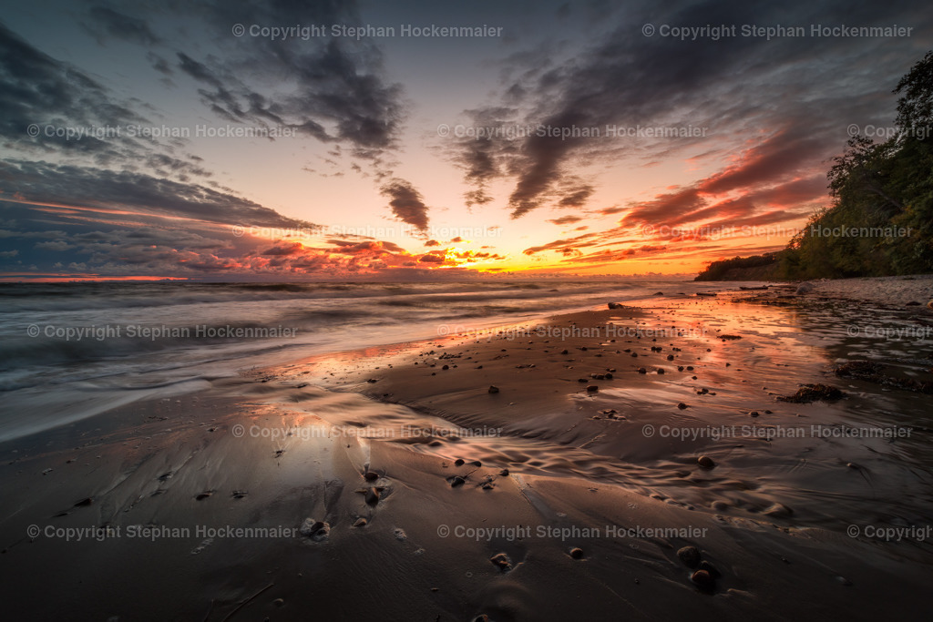 Sonnenaufgang an der Ostsee | Sonnenaufgang am Nordstrand von Göhren auf der Insel Rügen - Realisiert mit Pictrs.com