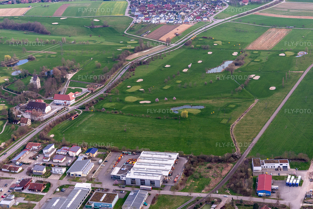 Luftbild: Golfclub Gröbernhof e.V in Zell am Harmersbach im Bundesland Baden-Württemberg in Deutschland. Foto: IMG_120350.jpg vom 17.03.2020 durch Werner Riehm/FLY-FOTO.de