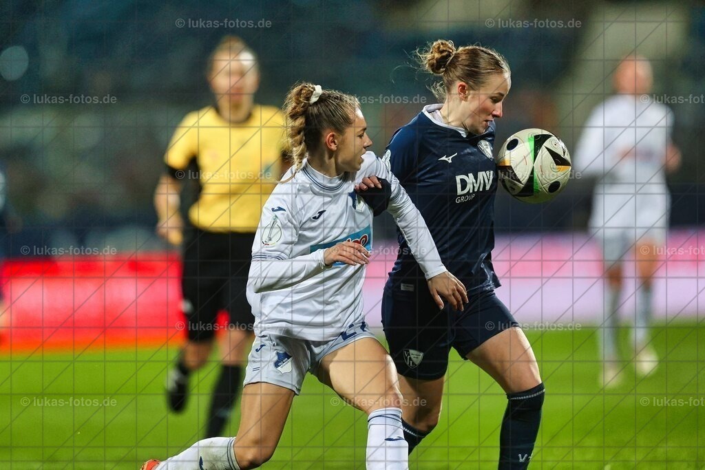 DFB-Pokal-Achtelfinale: VfL Bochum Frauen - TSG Hoffenheim 0:5 | Im Achtelfinale des DFB-Pokals der Frauen unterlag der VfL Bochum der TSG Hoffenheim aus der 1. Bundesliga mit 0:5. - Realisiert mit Pictrs.com