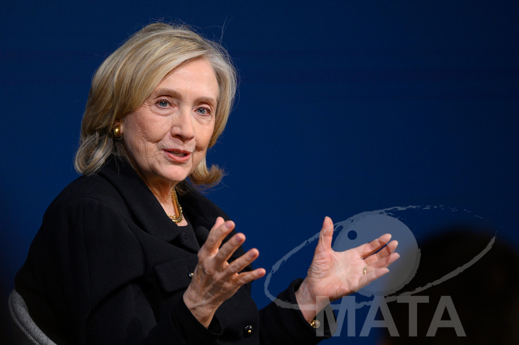 _DWI3175 | Die US-Politikerin Hillary Clinton auf der Veranstaltung Bridging Scholarship and Statecraft im Rahmen der Münchner Sicherheitskonferenz 2026. München, 13.02.2026 Bayern Deutschland  - Realisiert mit Pictrs.com