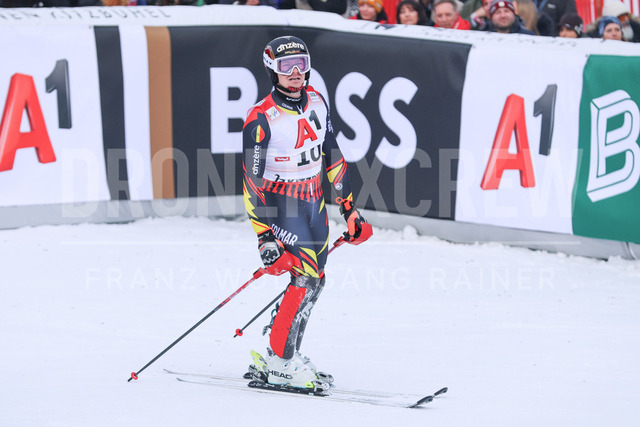 Audi FIS Ski World Cup: Men’s Slalom – Hahnenkamm Race, Kitzbuehel | Kitzbuehel, Austria, 25.Jan.26 - Alpine Skiing - FIS World Cup, Hahnenkamm Race, Slalom, men. The image shows MARCHANT Armand (BEL, Head).
