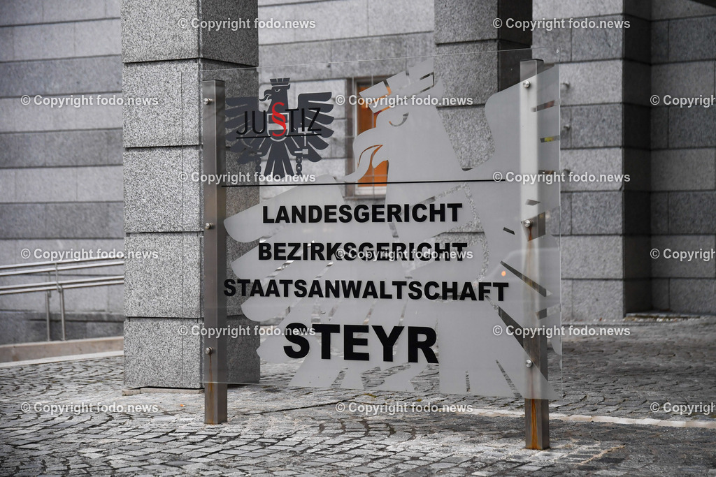 Gericht_ Landesgericht Steyr_ Gerichtsgebaeude_ 16.02.2023-2 | 16.02.2023, Landesgericht Steyr, AUT, Landesgericht Steyr, Gerichtsgebaeude, im Bild Gerichtsgebaeude Landesgericht Steyr