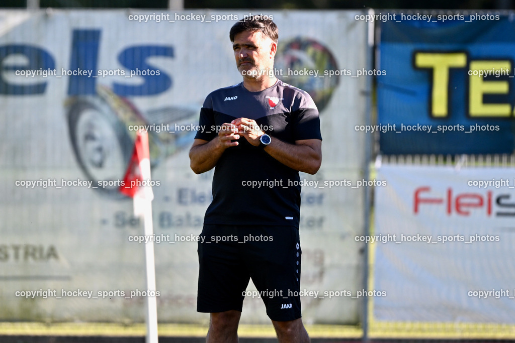 ATUS Nötsch vs. Thal Assling | Headcoach ATUS Nötsch Thomas Gilgenreiner, ATUS Nötsch vs. Thal Assling, ATUS Nötsch vs. Thal Assling am 31.08.2025 in Nötsch (Dobratsch Arena), Austria, (Photo by Bernd Stefan)
