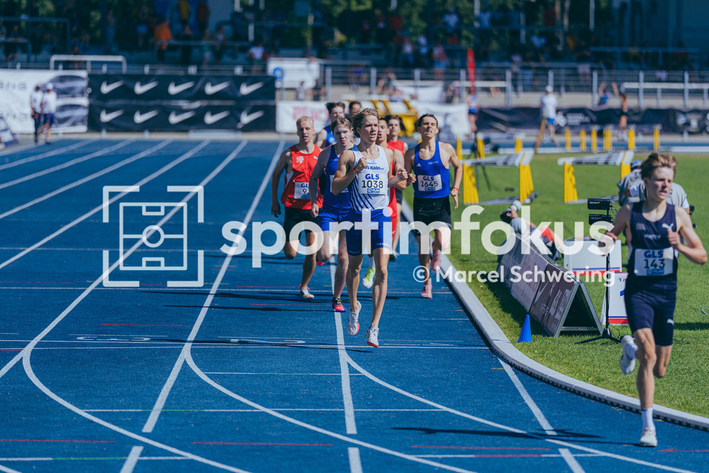 Deutsche Meisterschaften U20 / U16 2026 | Jan Emanuel Merheim, TuS Köln rrh., 1038, 800-Meter-Lauf, Deutsche Meisterschaften der U20 &amp; U16 2026, Lohrheidestadion Bochum-Wattenscheid, 11.07.2026. Foto: Marcel Schwering / sportimfokus - Realisiert mit Pictrs.com