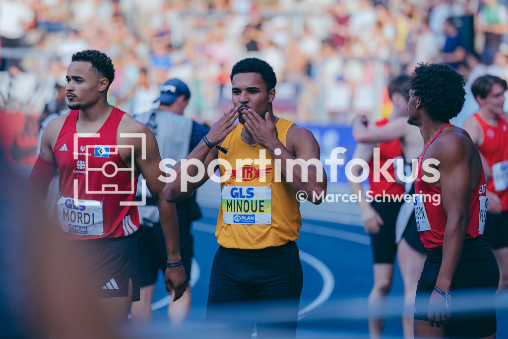 Deutsche Meisterschaften der Frauen und Männer 2026 | Gregory Minoue, Tracksrunner Bonn, 110 Meter Hürden, Finale, Deutsche Meisterschaften der Frauen und Männer 2026, Lohrheidestadion Bochum-Wattenscheid, 25.07.2026. Foto: Marcel Schwering / sportimfokus - Realisiert mit Pictrs.com