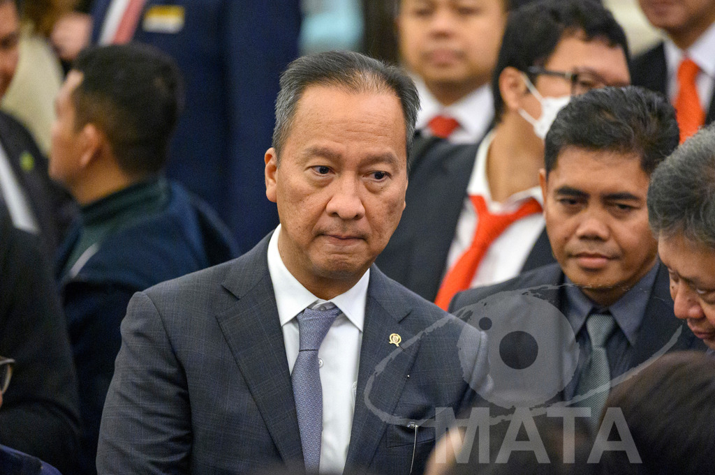 _DWA5514 | Welcoming Jokowi Widodo's arrival by the Indonesian people at Kastens Luisenhof Hotel in the context of the opening of Hannover Messe with Indonesia as Country Partner. Hannover, 15.04.2023 - Realisiert mit Pictrs.com