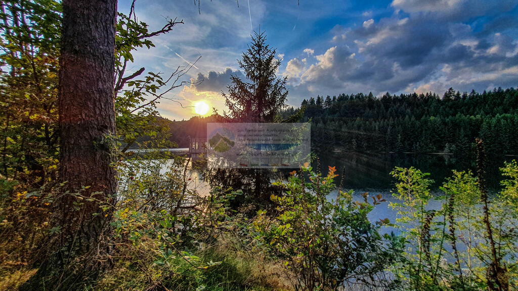 Ködeltalsperre Sonnenuntergang Sommer | Impressionen rund um Hochfranken - Frankenwald - Fichtelgebirge - Realisiert mit Pictrs.com