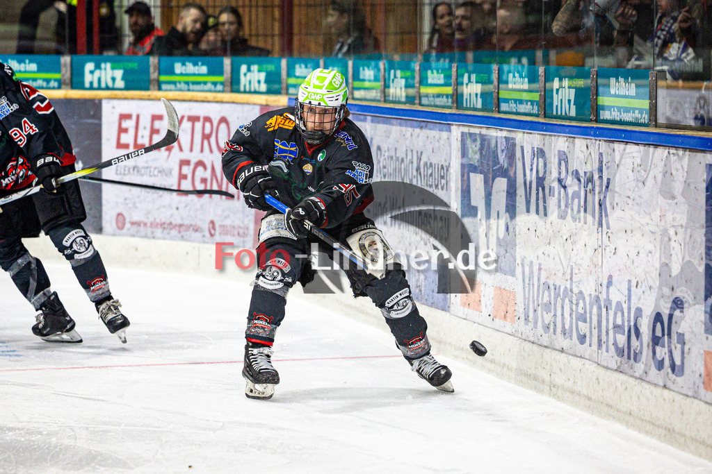 Peißenberg MINERS gegen HC Landsberg RIVER KINGS | Eishockey Bayernliga 2025/26 Vorrunde 4. Spieltag, Peißenberg MINERS gegen HC Landsberg RIVER KINGS, 20251024,Moritz BIRKNER (MINERS 95) in Aktion,2025-10-24 in Peißenberg (flatbuy Arena Peißenberg), Moritz BIRKNER (MINERS 95)Copyright: WolfgangxLindner www.foto-lindner.de
