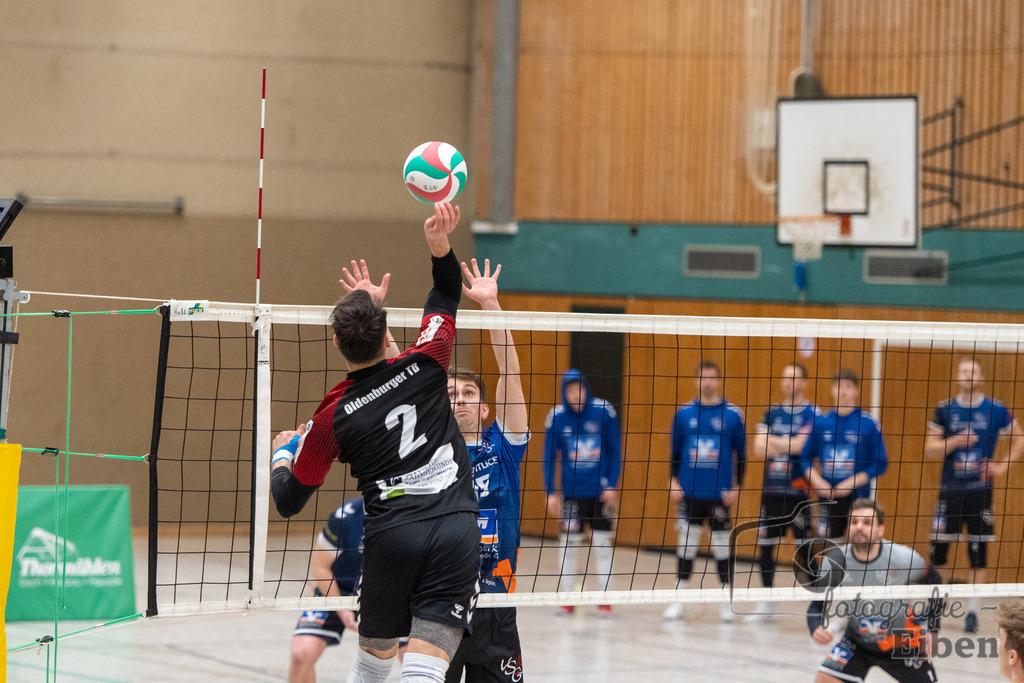 Oldenburger TB-VSG Ammerland | Volleyball Regionalliga; Oldenburger TB-VSG Ammerland am 24.01.2026 in Oldenburg (Sporthalle Haarenesch), Photo: Philip Eiben 2026 - Realisiert mit Pictrs.com