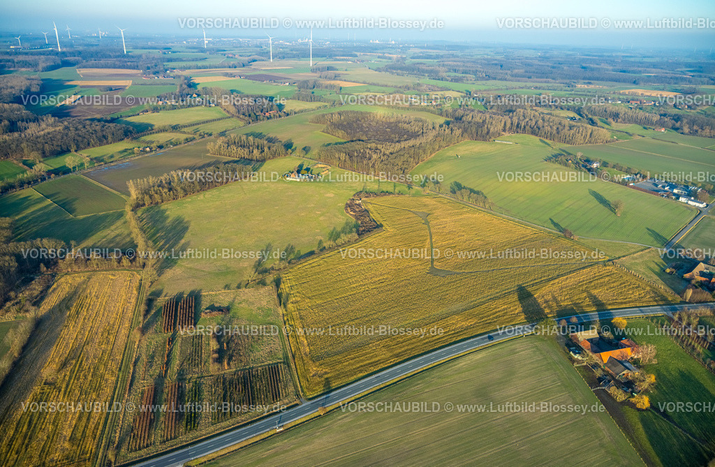 Hamm260101730Uentrop | Luftbild, Gelände für das geplante Rechenzentrum in Lippetal auf der Stadtgrenze zu Hamm, investieren wird das US-Beteiligungsunternehmen Blackstone 4 Millarden Euro, Uentrop, Hamm, Lippborg, Lippetal, Ruhrgebiet, Nordrhein-Westfalen, Deutschland