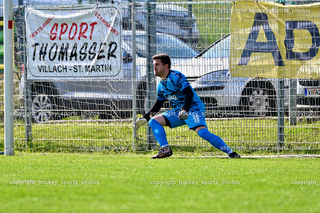 SC Landskron vs. FC Faakersee | Elfmeter, #38 Michael Lessiak FC Faakersee, SC Landskron vs. FC Faakersee, SC Landskron vs. FC Faakersee am 27.04.2025 in Villach (Sportanlage Landskron), Austria, (Photo by Bernd Stefan)