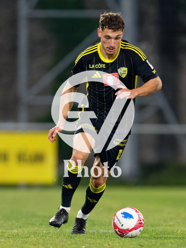Coupe Suisse - 1/8 de finale - FC Stade Nyonnais v Neuchatel Xamax |  during the Coupe Suisse - 1/8 de finale match between FC Stade Nyonnais and Neuchatel Xamax at Centre sportif de Colovray in Nyon, Switzerland