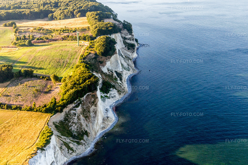 Aerial view: View of the town in Borre in the state Zealand, Denmark. – Photo: IMG_108567.jpg taken on 07/04/2018 by Werner Riehm/FLY-FOTO.com – Resolution of the original: 5121 x 3414 px