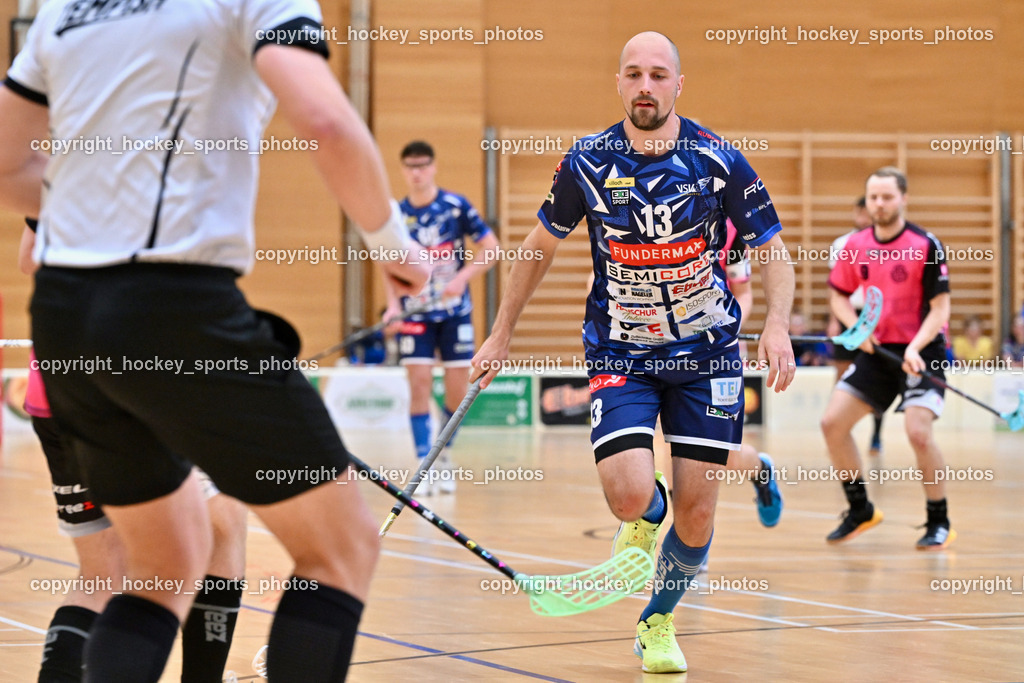 VSV Unihockey vs. Wiener Floorball Verein | #13 Jan Sláma VSV Unihockey, VSV Unihockey vs. Wiener Floorball Verein, VSV Unihockey vs. Wiener Floorball Verein am 18.05.2025 in Villach (Ballspielhalle St. Martin), Austria, (Photo by Bernd Stefan)