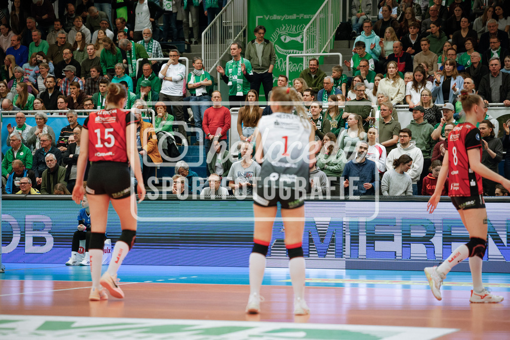 Volleyball I Frauen I Saison 2025-2026 I Bundesliga I Playoff-Viertelfinale 2 I USC Münster - Dresdner SC-84 | realhellocedii - Realisiert mit Pictrs.com