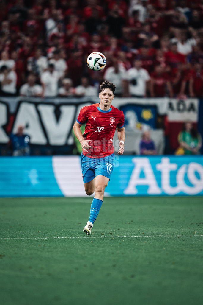 Fußball | Herren | UEFA-Fußball-Europameisterschaft 2024 | Gruppe F | Tschechien vs. Türkei | 26.06.2024 | Ladislav Krejci (#18, Tschechien)