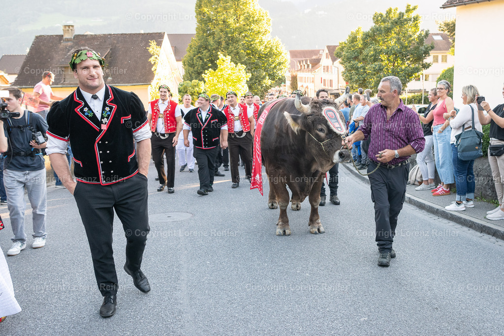 Schwingen -  ESAF Empfang Schwingerkönig 2025 | Maienfeld, 3.9.25, Schwingen - ESAF Empfang Schwingerkönig.