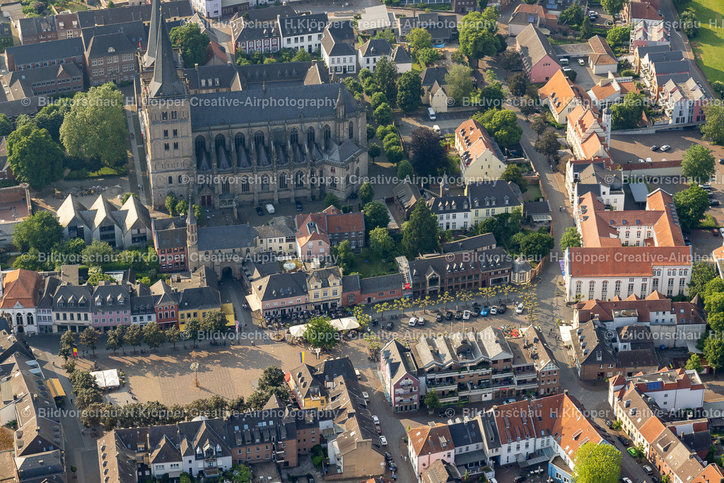 Luftbilder-Xanten-Kreis-Wesel-9710 | Luftbilder-Xanten Stadt am Niederrhein, LVR-Römerpark, Rhein, Dom, Stadt, Kultur, Freizeit, Archäologie , Luftbildfotografie,Windmühle,Natur,Naturschutz - Realisiert mit Pictrs.com