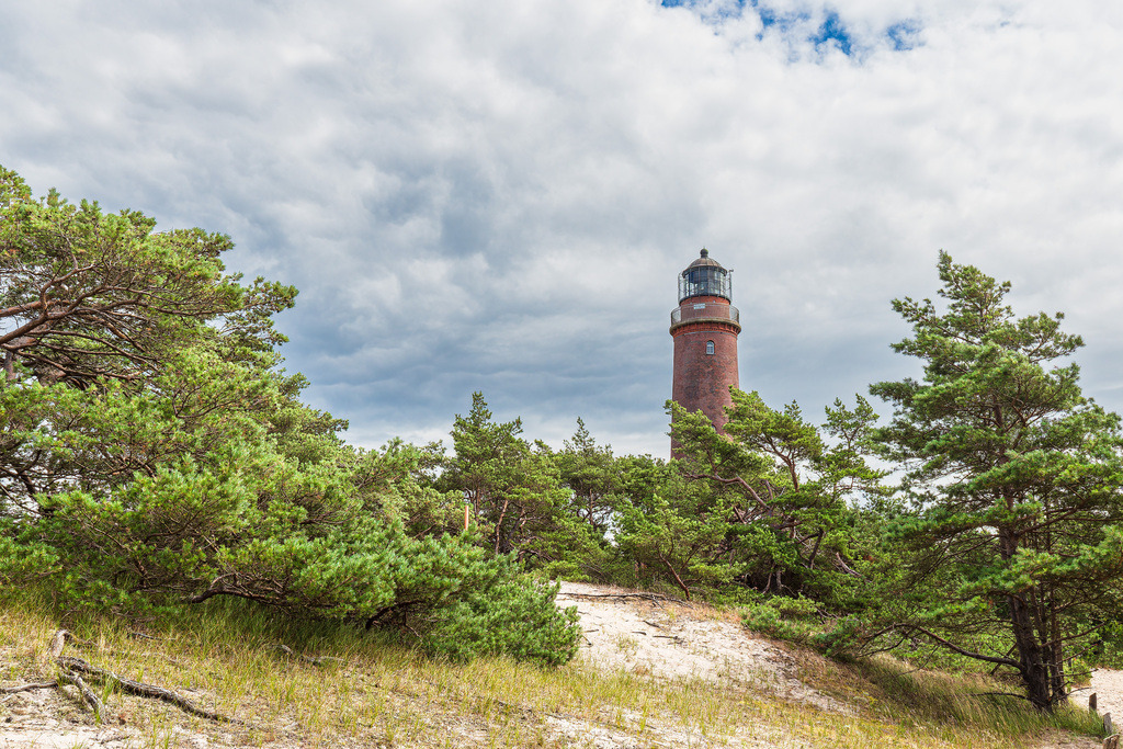 Der Leuchtturm Darßer Ort auf dem Fischland-Darß | Der Leuchtturm Darßer Ort auf dem Fischland-Darß.