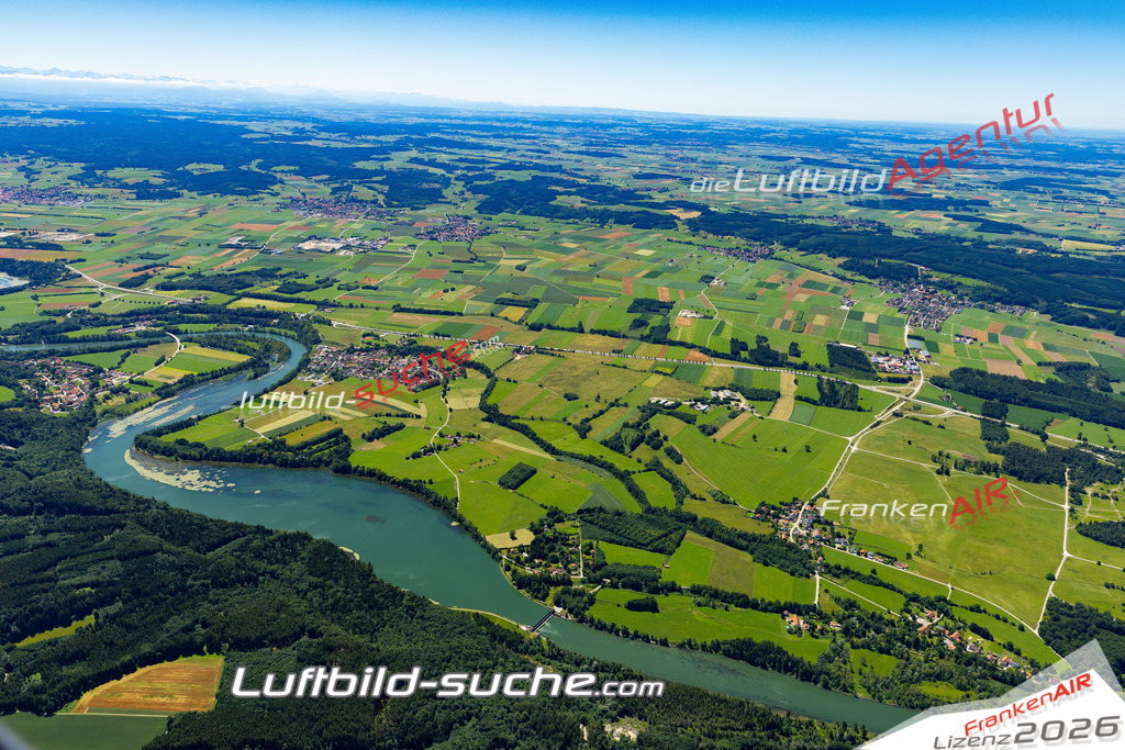 Aktuelles Luftbild von Seestall Fuchstal - Die Luftaufnahme wurde 2022 mittels UL-Flugzeug erstellt ( keine Drohne ) - hochauflösende Kamera-Systeme von  Canon -Beste Qualität - Für grossformatige Ausdrucke geeignet. Die Geschenkidee !