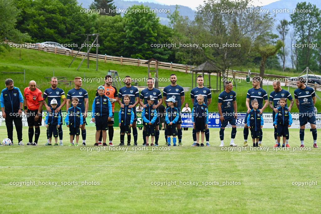 SV Malta vs. SV Rapid Feffernitz 3.6.2023 | SV Malta Mannschaft, Nachwuchs SV Malta, Obmann SV Malta Robert Kohlbacher, Avdic Edin Referee, #33 Marcel Glanzer, #9 Denis Husejnovic, #30 Deni Blazevic, 