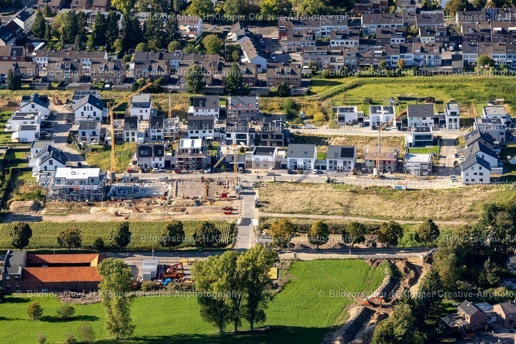 Lufbilder Herzogenrath-6253 | Baustelle zum Neubau einer Einfamilienhaus- Siedlung in Herzogenrath im Bundesland Nordrhein-Westfalen, Deutschland - Realisiert mit Pictrs.com