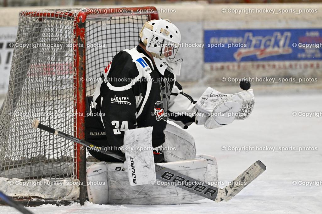 EC Tigers Paternion vs. Tarco Wölfe II | #34 Schleinzer Manuel Tarco Wölfe II, EC Tigers Paternion vs. Tarco Wölfe II, EC Tigers Paternion vs. Tarco Wölfe II am 19.12.2024 in Spittal an der Drau (Eissportzentrum Spittal), Austria, (Photo by Bernd Stefan)