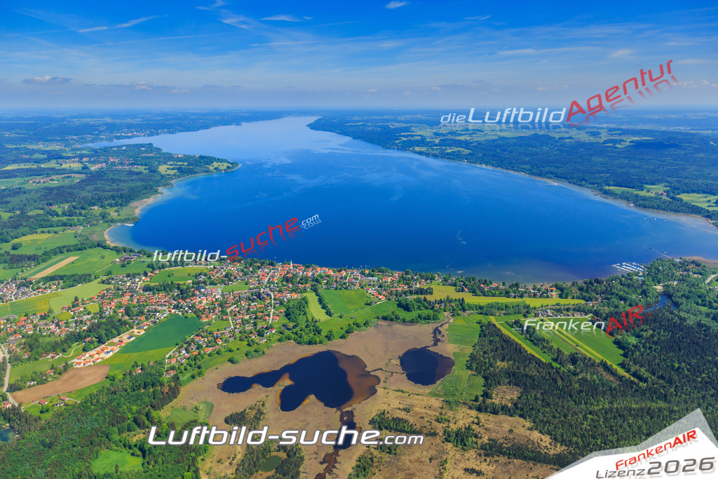 Luftbild von Starnberger-see Seeshaupt - Luftaufnahme wurde 2015 von https://frankenair.de mittels Flugzeug (keine Drohne) erstellt - die Geschenkidee